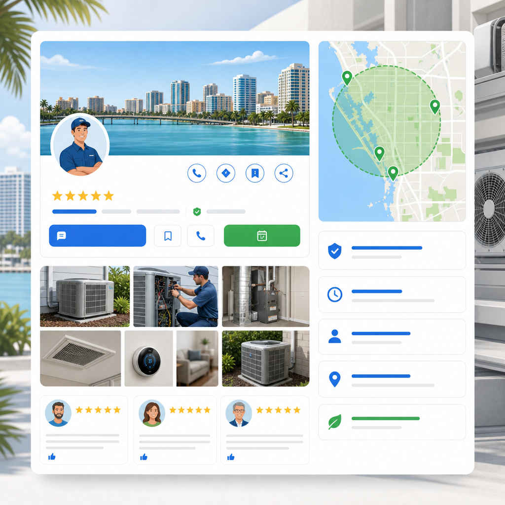 A fully optimized Google Business Profile is your fastest path to local visibility and lead volume in Sarasota.