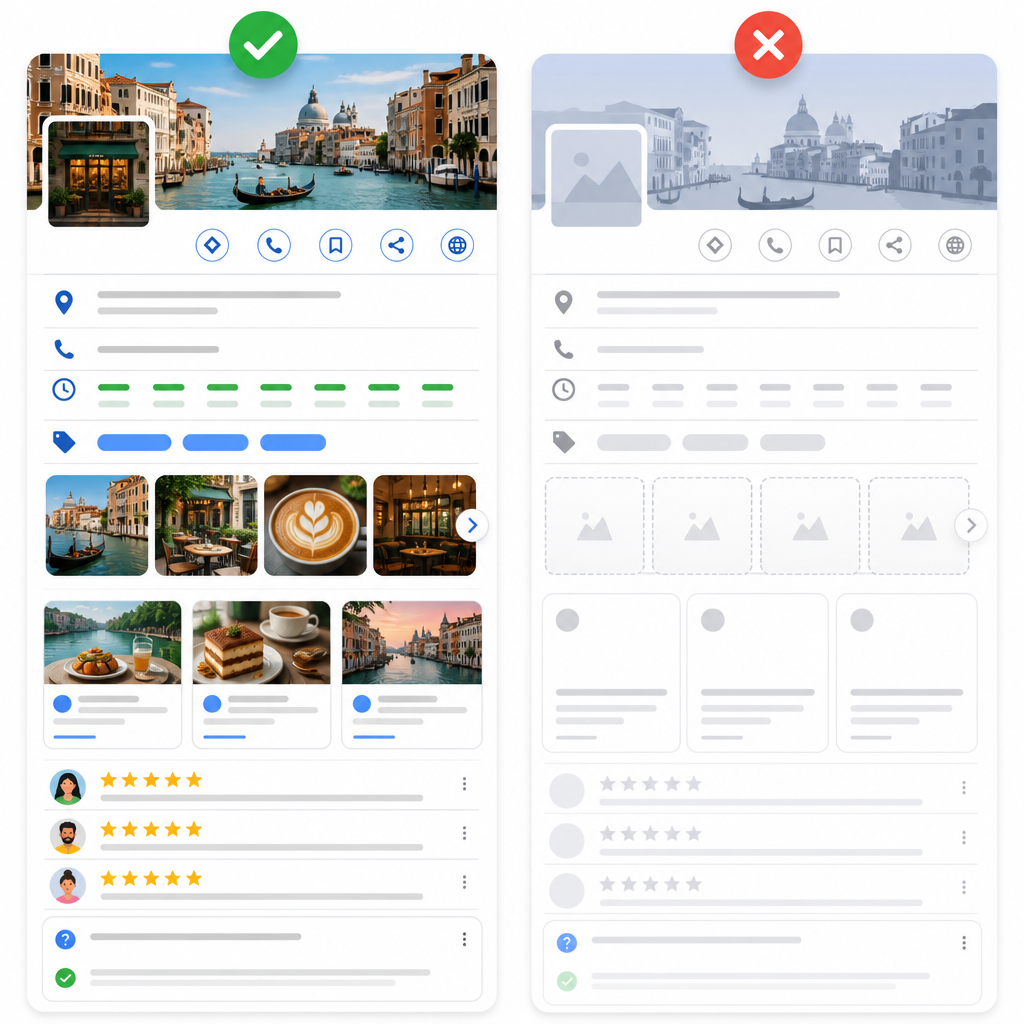 A fully optimized Google Business Profile is your storefront in the digital age—incomplete profiles leave customers and revenue behind.